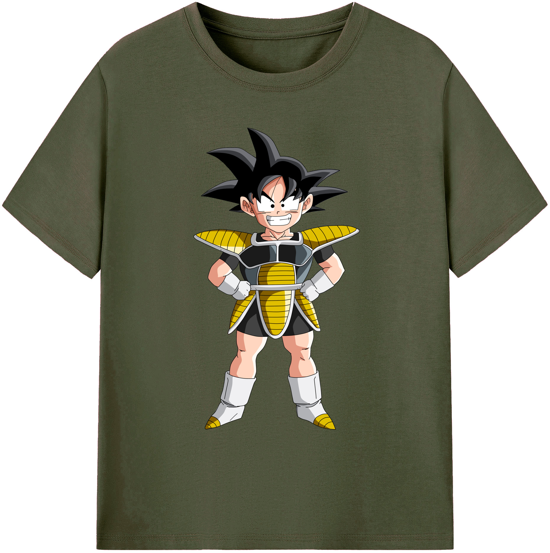 （画像用） ドラゴンボール 孫悟空（そん ごくう）Son Goku カカロット DRAGON BALL Kakarotto 綿100％ メンズ半袖Tシャツ｜肌触りやわらか＆通気性